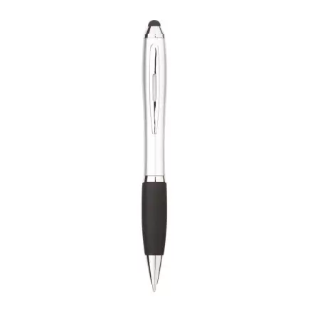 STYLO STYLET PUBLICITAIRE MINE NOIRE 'NASH' - argenté