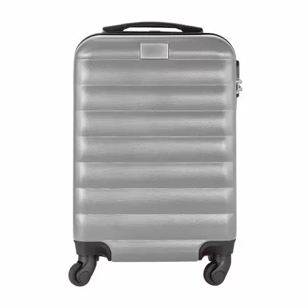 VALISE TROLLEY PUBLICITAIRE 'KOVER' - argenté