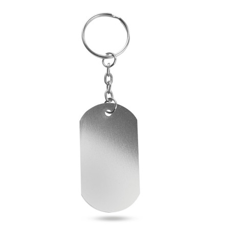 Porte clé personnalisé aluminium, photo imprimée sur joli po