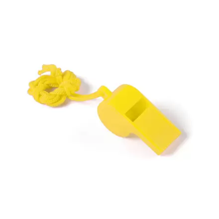 SIFFLET PERSONNALISABLE TOUR DE COU 'SIFFLE'  - jaune