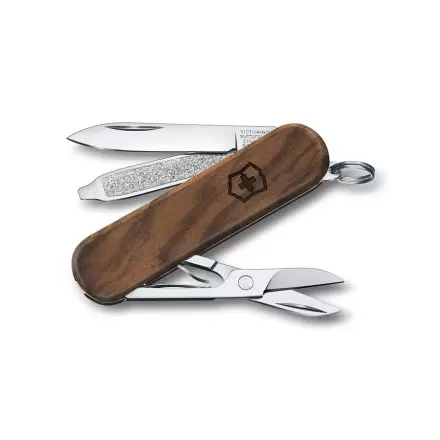 COUTEAU SUISSE PUBLICITAIRE 5 FONCTIONS 'CLASSIC WOOD' - bois