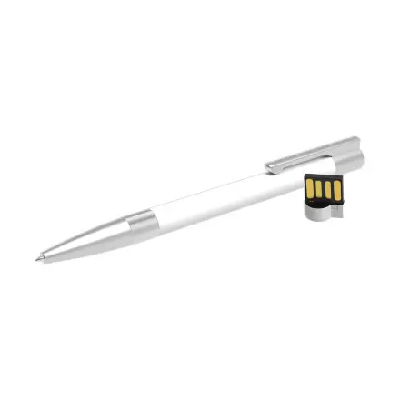 STYLO USB PERSONNALISABLE 'KONEC' 4GO À 32GO - blanc - 16Go