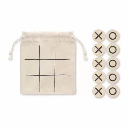 JEU PERSONNALISABLE 'TIC TAC COTON' - bois