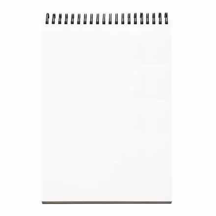 BLOC-NOTES SPIRALE A4 PERSONNALISABLE 'LOKISPI' 100 PAGES - blanc
