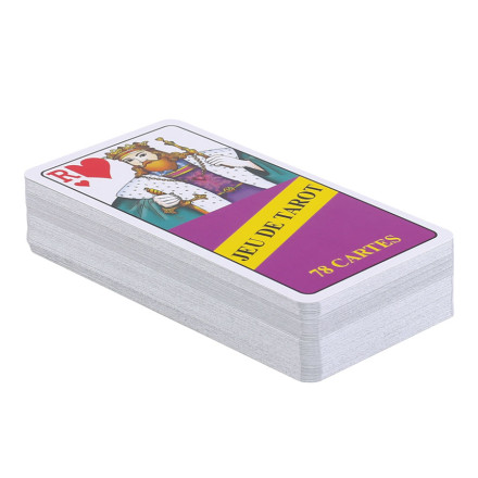 Petite boite carton blanche rectangle pour 2 jeux cartes à jouer achat