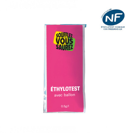 Ethylotest chimique NF 0.5g/L