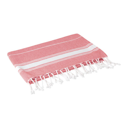 FOUTA PERSONNALISÉE 'PORTO RICO' - rouge