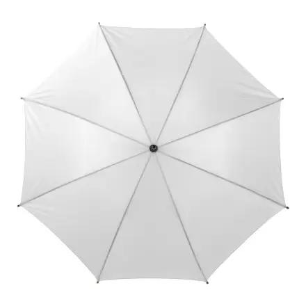 RAPIDE 4J - PARAPLUIE PUBLICITAIRE AUTOMATIQUE CANNE BOIS 'DUNDEE' - blanc