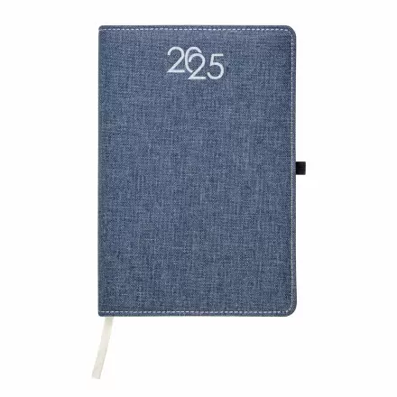 AGENDA SEMAINIER R-PET PERSONNALISABLE 'AGOSTO' - bleu