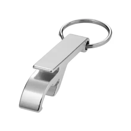PORTE-CLÉS DÉCAPSULEUR PERSONNALISABLE 'OFFNER' - argenté