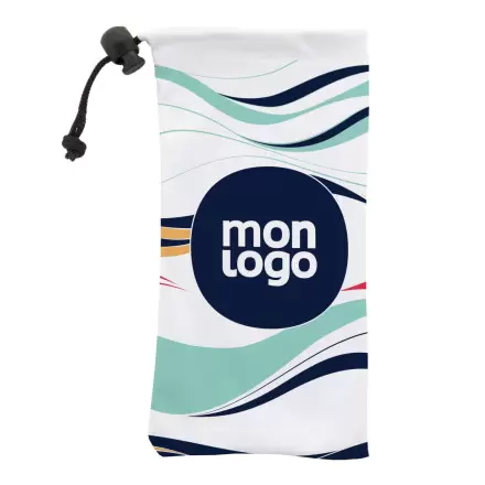 POCHETTE MULTIUSAGE PERSONNALISABLE 'LUNU' - blanc