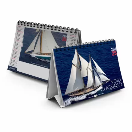 CALENDRIER CHEVALET 7 FEUILLETS PERSONNALISABLE 'ASHA' - artistes
