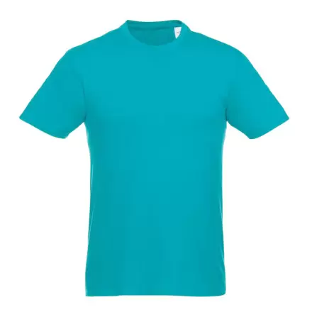 TEE-SHIRT PUBLICITAIRE MIXTE COULEUR 'MARTI' - FABRICATION RAPIDE 4 JOURS - aqua