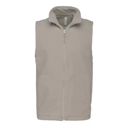 POLAIRE PERSONNALISABLE BODYWARMER HOMME 'KARIPOL BW' - beige