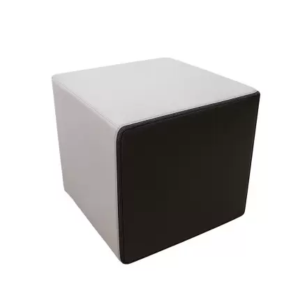 POUF PERSONNALISÉ CUBE MOUSSE 'CUBIQUE' - 40 x 40 cm