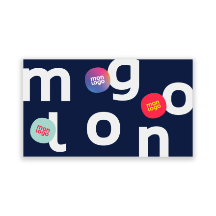 LOT DE 200 STICKERS VINYLE PERSONNALISÉ 'STOUKTON' - EXPEDITION EXPRESS 48H - rectangle