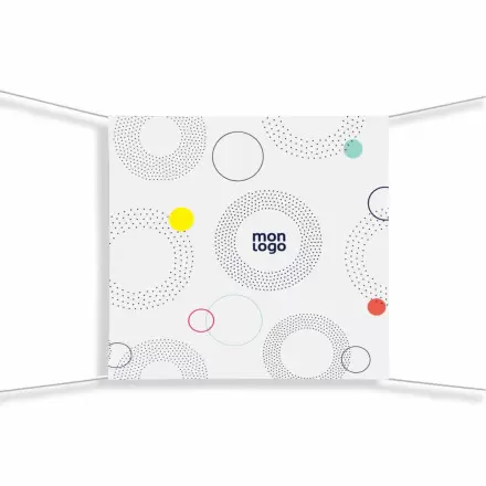 BÂCHE EN PVC PERSONNALISABLE 'REKLAM' - blanc 100x100 cm