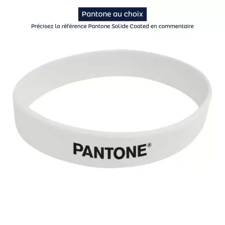 BRACELET SILICONE PERSONNALISÉ 'FESTIVAL II' - pantone