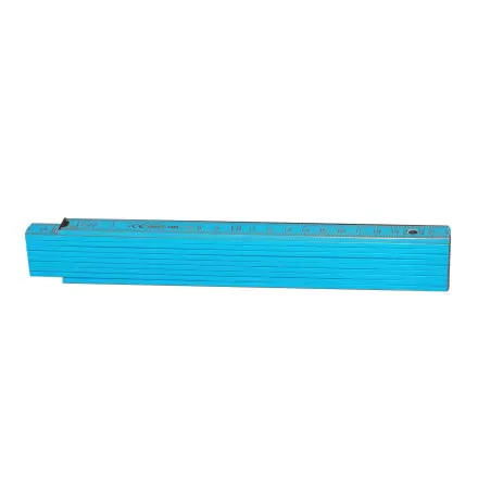 METRE PLIABLE PERSONNALISABLE 'MINESURA COLOR' 2M - bleu clair