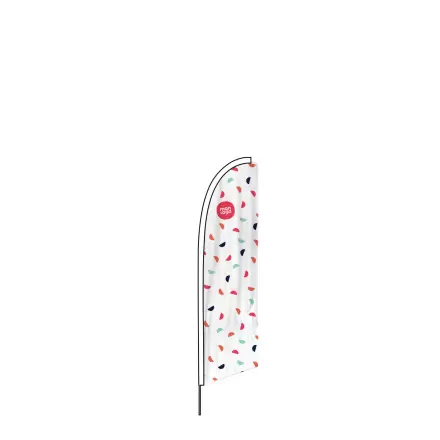 ORIFLAMME PUBLICITAIRE VOILE SEULE 'DRAPUS' - 50x210cm