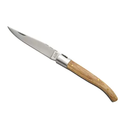 COUTEAU EN FRENE EXOTIQUE PERSONNALISABLE 'TRADIZIO' - bois