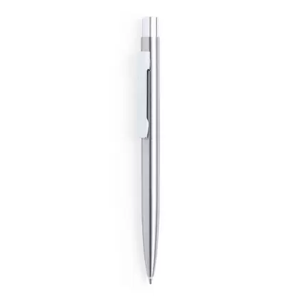 STYLO ACIER RECYCLE PERSONNALISABLE 'GRACIE' - argenté
