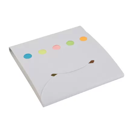 POCHETTE MARQUE PAGES PUBLICITAIRE 'MEMENTO' - blanc