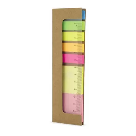 REGLE MARQUE-PAGES PERSONNALISABLE 'SCARLETT' - brun