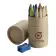 SET DE 12 CRAYONS DE COULEUR ET GRAS AVEC TAILLE CRAYON PUBLICITAIRE 'LUCIE'