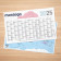 CALENDRIER DE BANQUE PERSONNALISÉ RIGIDE 65X40,5 CM 'MAP'