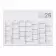 CALENDRIER BANCAIRE RIGIDE PERSONNALISE 55X40,5 CM 'PLANNING'