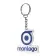 PORTE CLES PUBLICITAIRE SUR MESURE EN PVC SOUPLE 2D 'MISURA'