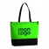 SAC SHOPPING PUBLICITAIRE BICOLORE ANSES LONGUES 'LUPITA' 100 GR/M²