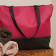 SAC SHOPPING PUBLICITAIRE BICOLORE ANSES LONGUES 'LUPITA' 100 GR/M²