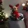 PELUCHE DE NOËL AVEC PLAID POLAIRE PUBLICITAIRE 'JACQUOT'