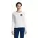 TEE SHIRT PERSONNALISÉ FEMME MANCHES LONGUES 'MAJESTIC' BLANC 150 GR/M²