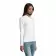 POLO PUBLICITAIRE MANCHES LONGUES FEMME 'PODIUM' BLANC