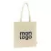 TOTE BAG ANSES LONGUES NATUREL 'MARIETA BIO' 100 À 300 GR/M²