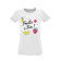 T SHIRT BLANC PERSONNALISÉ FEMME 'REGENT FIT'