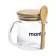 MUG PERSONNALISABLE EN VERRE BOROSILICATE AVEC CUILLERE 'KIPAL'