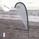 DRAPEAU PUBLICITAIRE ORIFLAMME GOUTTE + PIED À VISSER 'TOLEN'