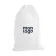 POCHETTE PERSONNALISABLE EN COTON NOIR OU BLANC 130G/M² 'SAKOULA'