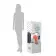TOTEM PUBLICITAIRE EN CARTON CUBES 'PIKI' 
