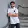 POLO PUBLICITAIRE HOMME BLACK MATCH 'SPIRIT'