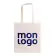 EXPRESS 24H   SAC SHOPPING PUBLICITAIRE A ANSES LONGUES NATURELS 'MARIETA' 150 GR/M²