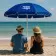 PARASOL PLAGE PERSONNALISABLE 150CM UNICOLOR 'PARISO'