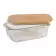 LUNCH BOX PERSONNALISÉE VERRE COUVERCLE BAMBOU 'SARDI M' 