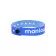 BRACELET PERSONNALISABLE EN VINYLE 'PUNCHY TRANSLUCIDE'