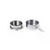 VERRE PLIABLE PERSONNALISABLE ACIER INOX 220 ML 'COTI'