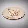 SOUS BOCK EN BOIS PERSONNALISABLE 'GOLO'